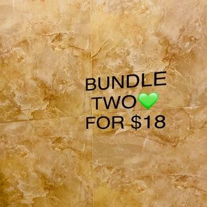 Bundle two 💚for $18